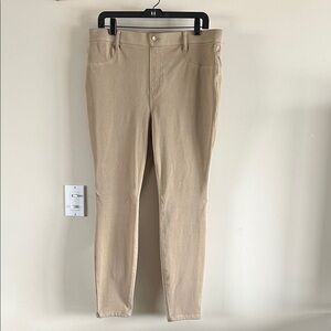 Khaki pull on dress pants